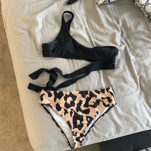 SHEIN high waisted bathing suit